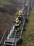 S&uuml;dharzer Feuerwehrleute beim 2. Oberhofer Treppenlauf (Foto: C.Burkert)