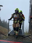 S&uuml;dharzer Feuerwehrleute beim 2. Oberhofer Treppenlauf (Foto: C.Burkert)