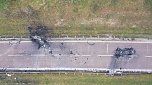 Unfallstelle in Luftaufnahmen (Foto: S.Dietzel)