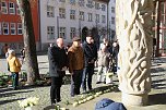 Gedenken vor dem Rathaus (Foto: agl)