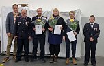 Bef&ouml;rderte Kameradinnen und Kameraden der Heringer Feuerwehr (Foto: Mandy Balik)