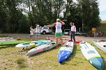 Grand Slam auf dem Wasser: beim EVN Sup Cup traf sich heute wieder die Elite der Stehpaddler auf dem Sundhäuser See (Foto: agl) Grand Slam auf dem Wasser: beim EVN Sup Cup traf sich heute wieder die Elite der Stehpaddler auf dem Sundhäuser See (Foto: agl)