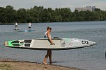 Grand Slam auf dem Wasser: beim EVN Sup Cup traf sich heute wieder die Elite der Stehpaddler auf dem Sundhäuser See (Foto: agl) Grand Slam auf dem Wasser: beim EVN Sup Cup traf sich heute wieder die Elite der Stehpaddler auf dem Sundhäuser See (Foto: agl)