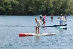 Grand Slam auf dem Wasser: beim EVN Sup Cup traf sich heute wieder die Elite der Stehpaddler auf dem Sundhäuser See (Foto: agl) Grand Slam auf dem Wasser: beim EVN Sup Cup traf sich heute wieder die Elite der Stehpaddler auf dem Sundhäuser See (Foto: agl)