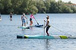 Grand Slam auf dem Wasser: beim EVN Sup Cup traf sich heute wieder die Elite der Stehpaddler auf dem Sundhäuser See (Foto: agl) Grand Slam auf dem Wasser: beim EVN Sup Cup traf sich heute wieder die Elite der Stehpaddler auf dem Sundhäuser See (Foto: agl)