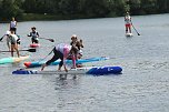 Grand Slam auf dem Wasser: beim EVN Sup Cup traf sich heute wieder die Elite der Stehpaddler auf dem Sundhäuser See (Foto: agl) Grand Slam auf dem Wasser: beim EVN Sup Cup traf sich heute wieder die Elite der Stehpaddler auf dem Sundhäuser See (Foto: agl)