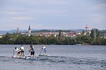 Grand Slam auf dem Wasser: beim EVN Sup Cup traf sich heute wieder die Elite der Stehpaddler auf dem Sundhäuser See (Foto: agl) Grand Slam auf dem Wasser: beim EVN Sup Cup traf sich heute wieder die Elite der Stehpaddler auf dem Sundhäuser See (Foto: agl)