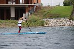 Grand Slam auf dem Wasser: beim EVN Sup Cup traf sich heute wieder die Elite der Stehpaddler auf dem Sundhäuser See (Foto: agl) Grand Slam auf dem Wasser: beim EVN Sup Cup traf sich heute wieder die Elite der Stehpaddler auf dem Sundhäuser See (Foto: agl)