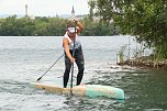 Grand Slam auf dem Wasser: beim EVN Sup Cup traf sich heute wieder die Elite der Stehpaddler auf dem Sundhäuser See (Foto: agl) Grand Slam auf dem Wasser: beim EVN Sup Cup traf sich heute wieder die Elite der Stehpaddler auf dem Sundhäuser See (Foto: agl)