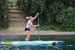 Grand Slam auf dem Wasser: beim EVN Sup Cup traf sich heute wieder die Elite der Stehpaddler auf dem Sundhäuser See (Foto: agl) Grand Slam auf dem Wasser: beim EVN Sup Cup traf sich heute wieder die Elite der Stehpaddler auf dem Sundhäuser See (Foto: agl)