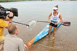 Grand Slam auf dem Wasser: beim EVN Sup Cup traf sich heute wieder die Elite der Stehpaddler auf dem Sundhäuser See (Foto: agl) Grand Slam auf dem Wasser: beim EVN Sup Cup traf sich heute wieder die Elite der Stehpaddler auf dem Sundhäuser See (Foto: agl)