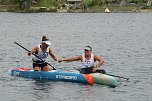 Grand Slam auf dem Wasser: beim EVN Sup Cup traf sich heute wieder die Elite der Stehpaddler auf dem Sundhäuser See (Foto: agl) Grand Slam auf dem Wasser: beim EVN Sup Cup traf sich heute wieder die Elite der Stehpaddler auf dem Sundhäuser See (Foto: agl)