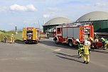 Feuerwehrübung an der Biomethananlage in Bielen (Foto: oas) Feuerwehrübung an der Biomethananlage in Bielen (Foto: oas)