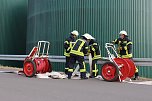 Feuerwehrübung an der Biomethananlage in Bielen (Foto: oas) Feuerwehrübung an der Biomethananlage in Bielen (Foto: oas)