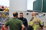 Feuerwehrübung an der Biomethananlage in Bielen (Foto: oas) Feuerwehrübung an der Biomethananlage in Bielen (Foto: oas)