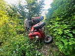Schwerer Unfall im Wald zwischen Gro&szlig;furra und Strau&szlig;berg (Foto: S. Dietzel)