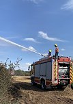 Feuer in der Goldenen Aue (Foto: Die am Einsatz beteiligten Feuerwehren) Feuer in der Goldenen Aue (Foto: Die am Einsatz beteiligten Feuerwehren)