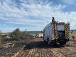 Feuer in der Goldenen Aue (Foto: Die am Einsatz beteiligten Feuerwehren) Feuer in der Goldenen Aue (Foto: Die am Einsatz beteiligten Feuerwehren)