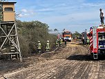 Feuer in der Goldenen Aue (Foto: Die am Einsatz beteiligten Feuerwehren) Feuer in der Goldenen Aue (Foto: Die am Einsatz beteiligten Feuerwehren)