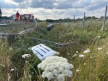 Unfall bei Mackenrode (Foto: S. Dietzel) Unfall bei Mackenrode (Foto: S. Dietzel)