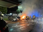 Pkw-Brand in Sollstedt (Foto: Feuerwehr Sollstedt/Silvio Dietzel ) Pkw-Brand in Sollstedt (Foto: Feuerwehr Sollstedt/Silvio Dietzel )
