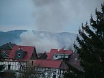 Brand in Ellrich (Foto: Frank Striegnitz)