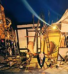 Peter Blei unterwegs in Magdeburg (Foto: Peter Blei) Peter Blei unterwegs in Magdeburg (Foto: Peter Blei)