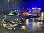 Unfall gestern Abend in Nohra (Foto: S.Dietzel)