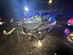 Unfall gestern Abend in Nohra (Foto: S.Dietzel)