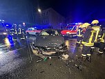 Unfall gestern Abend in Nohra (Foto: S.Dietzel)