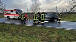Unfall bei Heringen (Foto: Feuerwehr Heringen / Silvio Dietzel)