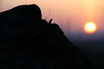 Sonnenuntergang - fotografiert vom Hainer Berg (Foto: Christoph Keil)