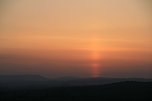 Sonnenuntergang - fotografiert vom Hainer Berg (Foto: Christoph Keil)