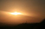 Sonnenuntergang - fotografiert vom Hainer Berg (Foto: Christoph Keil)