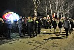 Gegenprotest zur AfD Veranstaltung in Sundhausen (Foto: agl)