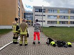 Feuerwehreinsatz an der Lessingschule (Foto: S. Dietzel) Feuerwehreinsatz an der Lessingschule (Foto: S. Dietzel)