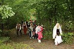 Unterwegs mit dem Verein für Lebendiges Mittelalter (Foto: agl) Unterwegs mit dem Verein für Lebendiges Mittelalter (Foto: agl)
