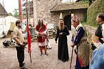 Unterwegs mit dem Verein für Lebendiges Mittelalter (Foto: agl) Unterwegs mit dem Verein für Lebendiges Mittelalter (Foto: agl)
