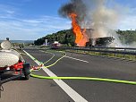 Unfall auf der Autobahn 38 bei Arenshausen (Foto: Feuerwehr Arenshausen/Silvio Dietzel)