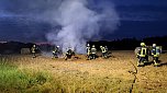 Feldbrand bei Klettenberg (Foto: Feuerwehr Gro&szlig;wechsungen, Trebra , Liebenrode)