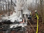 Feuerwehreinsatz auf dem alten Campingplatz bei Hainrode (Foto: S. Dietzel) Feuerwehreinsatz auf dem alten Campingplatz bei Hainrode (Foto: S. Dietzel)