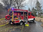 Feuerwehreinsatz auf dem alten Campingplatz bei Hainrode (Foto: S. Dietzel) Feuerwehreinsatz auf dem alten Campingplatz bei Hainrode (Foto: S. Dietzel)