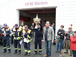 Wasser marsch in Bielen (Foto: Feuerwehr) Wasser marsch in Bielen (Foto: Feuerwehr)
