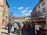 Fr&uuml;hlingsmarkt auf dem Rathausplatz in Nordhausen (Foto: Peter Blei)