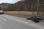 Motorradunfall bei Netzkater (Foto: S. Dietzel)