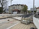 Baustellenreport Bahnhofstra&szlig;e Nordhausen (Foto: vgf)