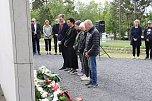 Gedenkveranstaltung zum Ende des Zweiten Weltkrieges vor 80 Jahren auf dem Nordh&auml;user Ehrenfriedhof (Foto: agl)