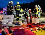 Schwerer Unfall auf der A38 (Foto: Feuerwehr Breitenbach , Silvio Dietzel)
