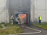 Brand in der Schie&szlig;anlage (Foto: S.Dietzel)