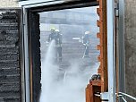Brand in der Schie&szlig;anlage (Foto: S.Dietzel)